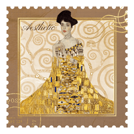 Portrait of Adele Sticker Stamp Sticker