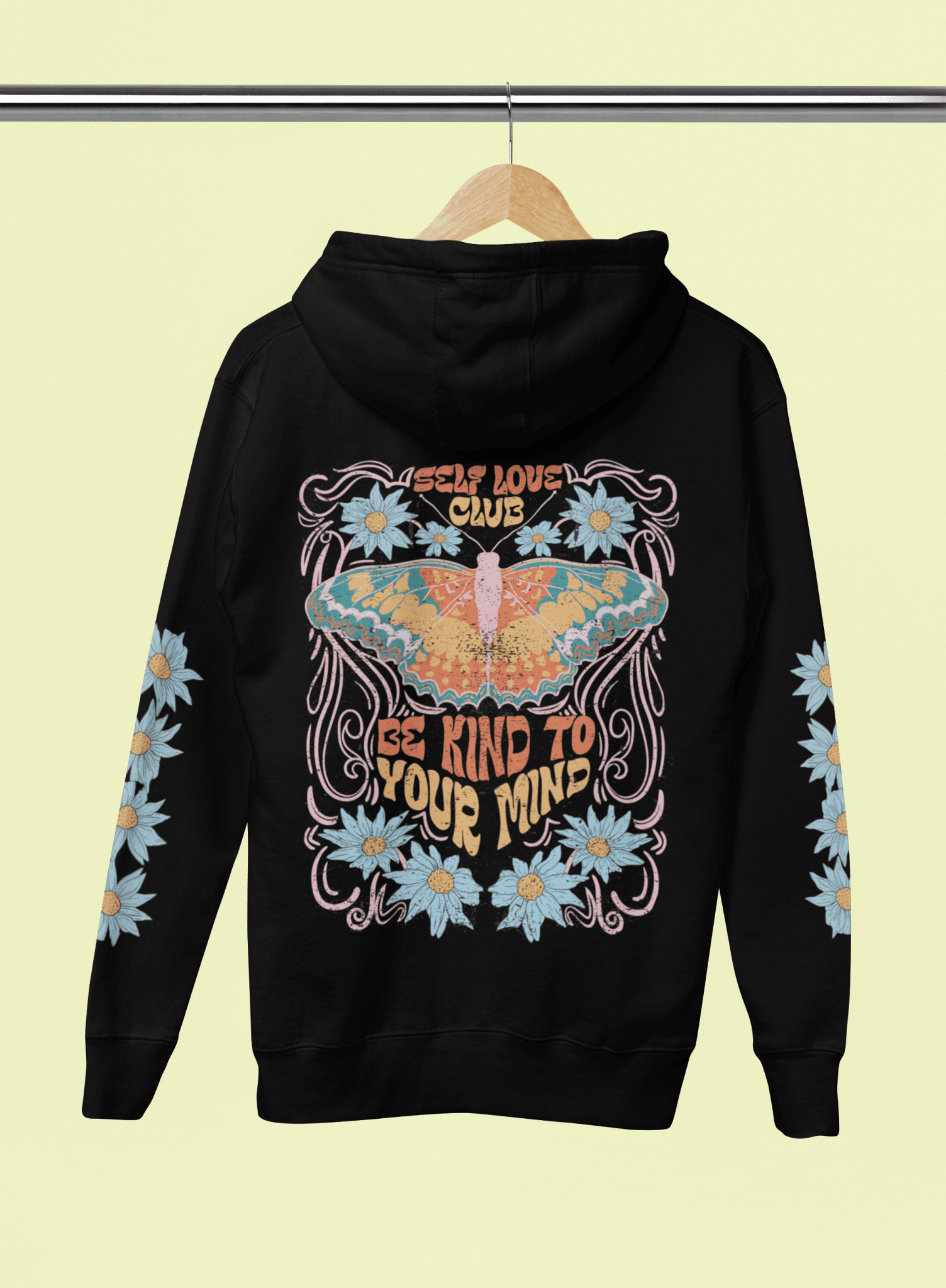 Oversized Hoodie - Self Love Club Hoodie