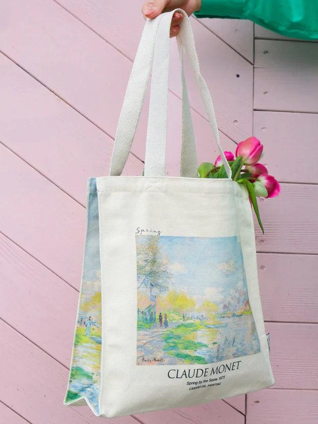 Spring by the Seine Claude Monet - Tote Bag-My Turtle
