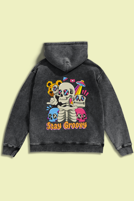 Oversized Hoodie - Stay Groovy Hoodie