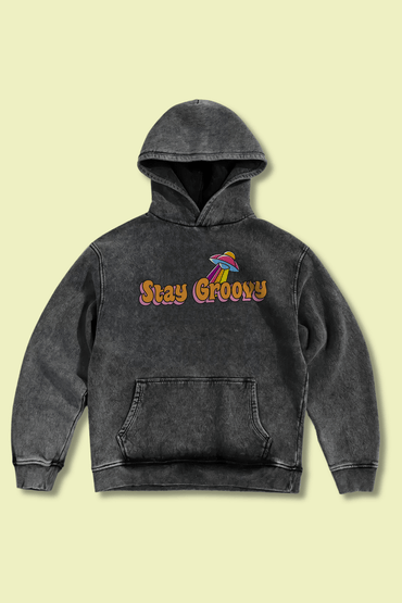 Oversized Hoodie - Stay Groovy Hoodie