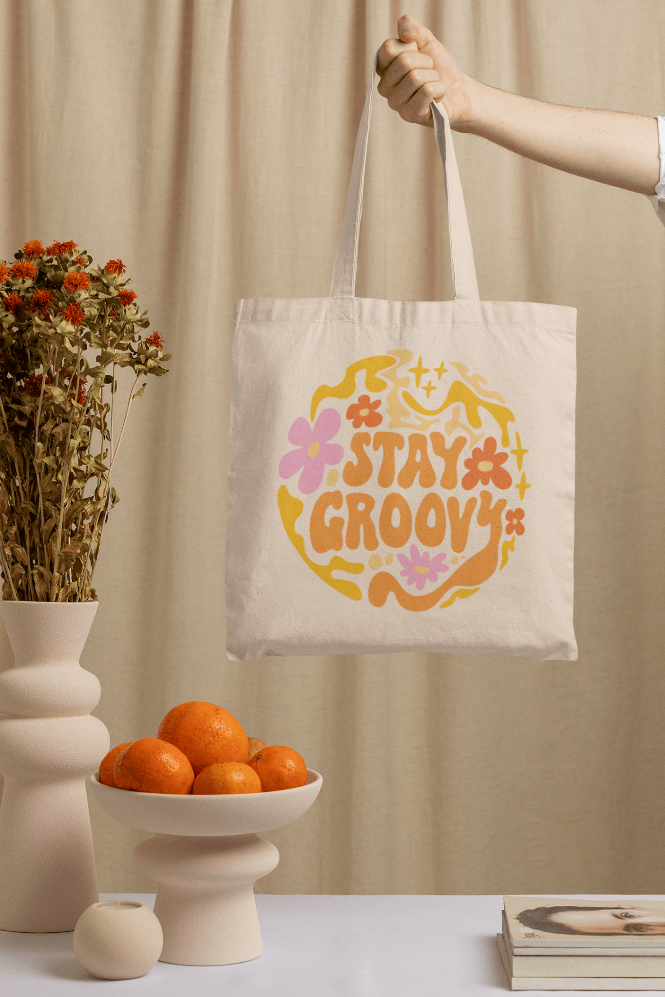 Tote Bag - Stay Groovy Tote Bag