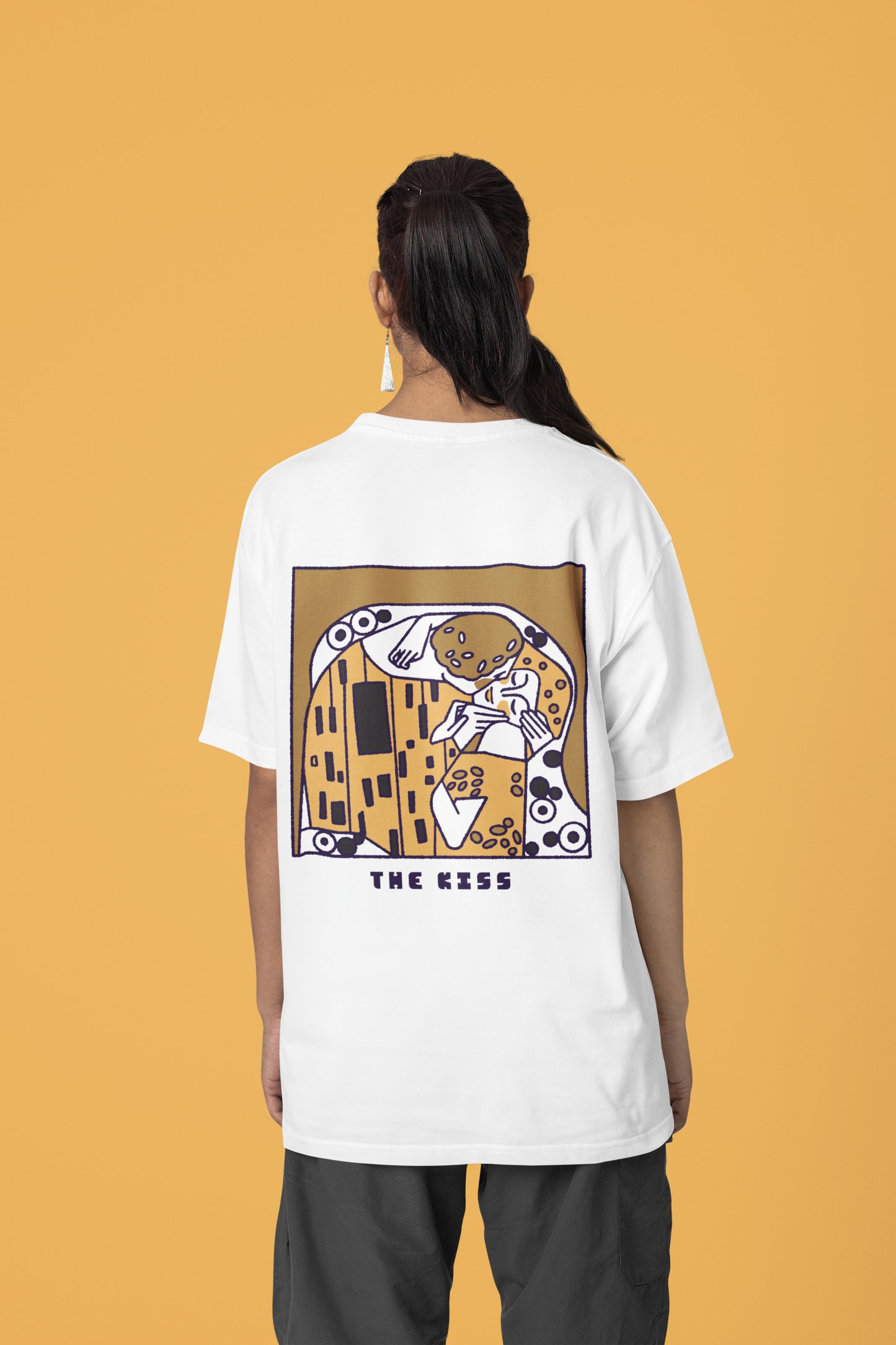 Oversized Hoodie - The Kiss Gustav Klimt T-shirt