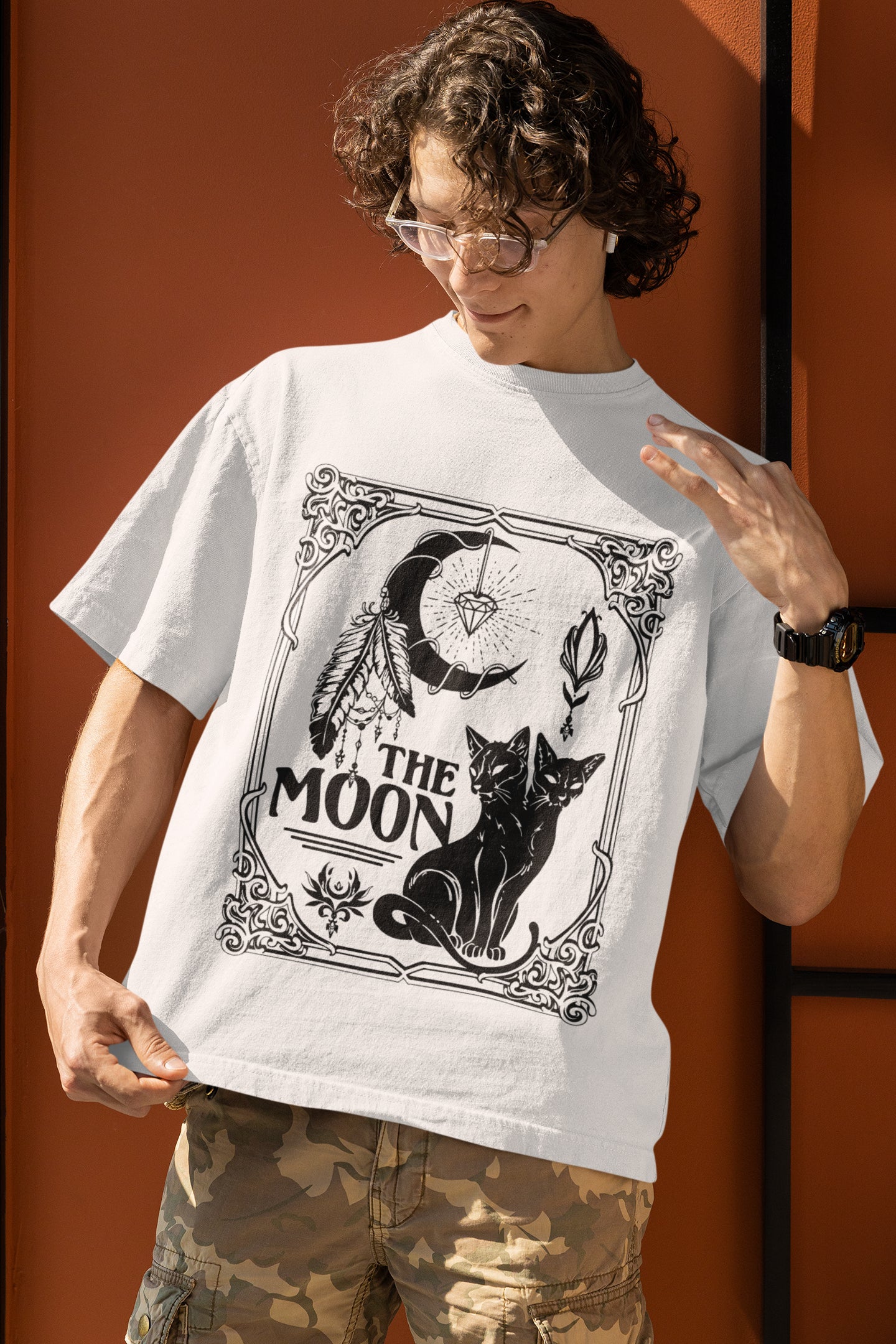 Oversized Tee - The Moon T-Shirt