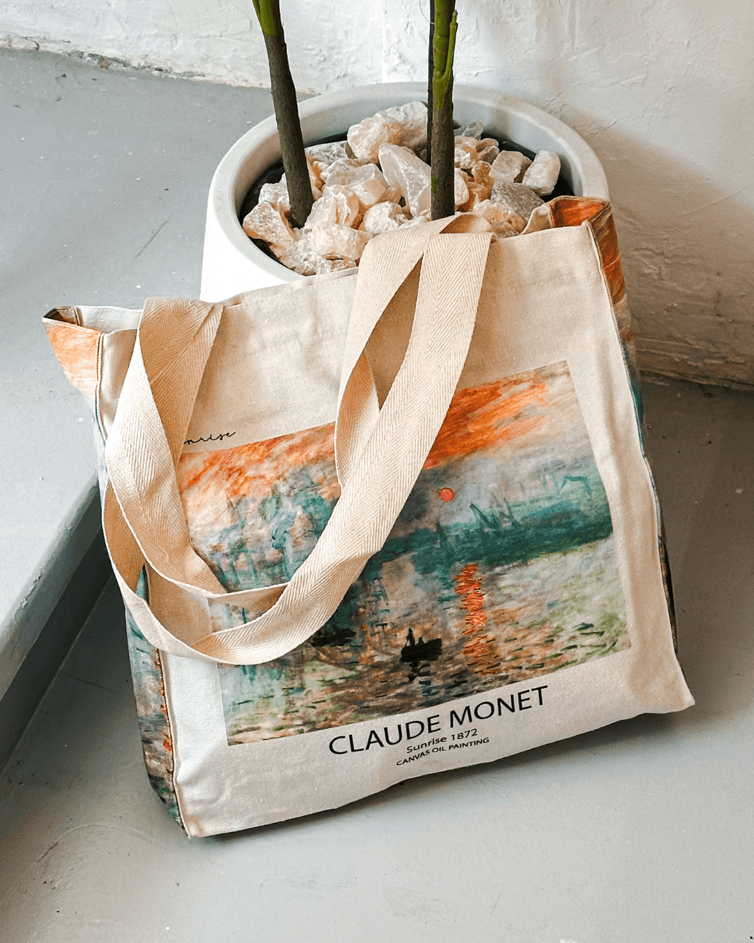 كلود مونيه شروق الشمس - حمل حقيبة