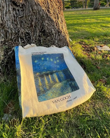 Van Gogh Starry Night Over the Rhône - Tote Bag