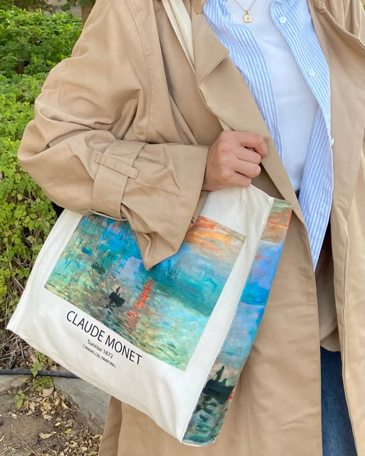 Claude Monet Sunrise - Tote Bag