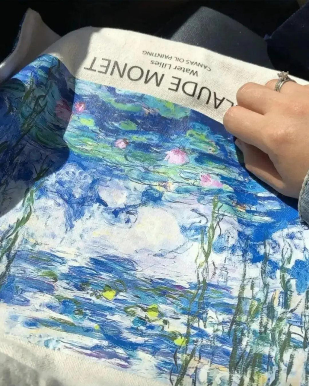 كلود مونيه زنابق الماء - حمل حقيبة