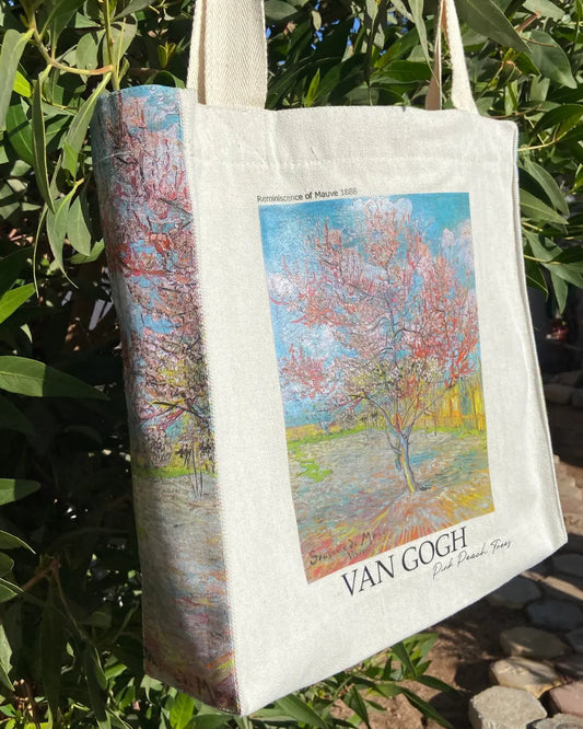 Van Gogh Pink Peach Tree - Tote Bag