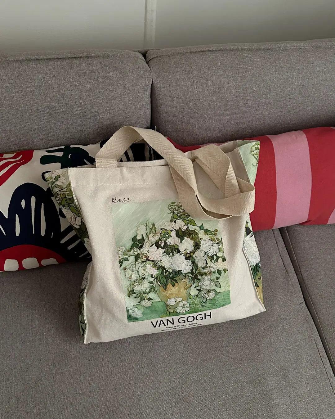 فان جوخ الوردة البيضاء - حقيبة حمل