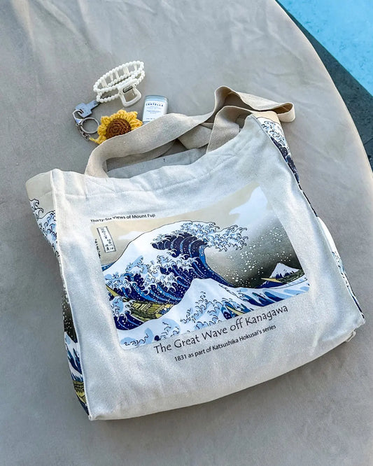 Hokusai The Great Wave - Tote Bag