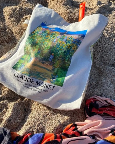 Claude Monet Garden - Tote Bag