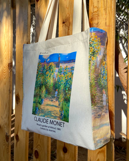 Claude Monet Garden - Tote Bag