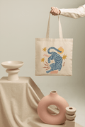 Tote Bag - Wild Retro Tiger Tote Bag