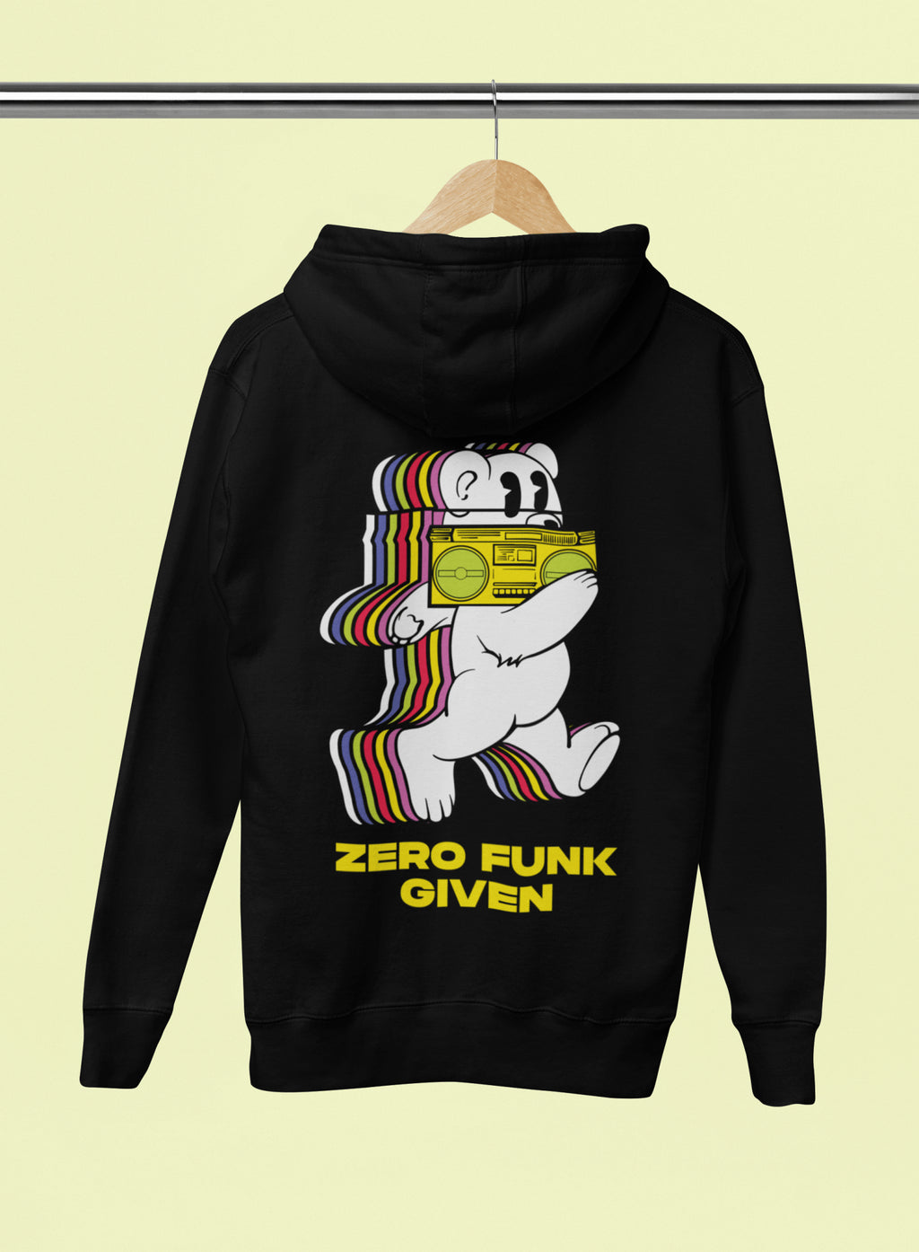 Oversized Hoodie - Zero Funk Given Hoodie