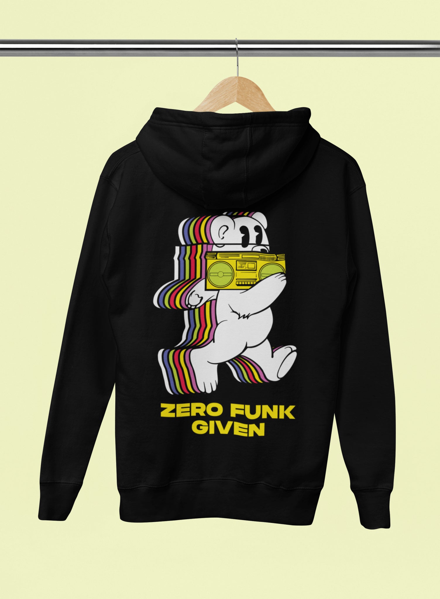 Oversized Hoodie - Zero Funk Given Hoodie