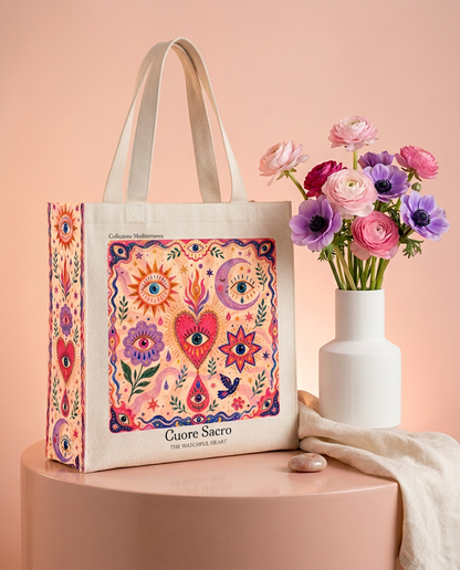 Cuore Sacro - Tote Bag - Artsy Tote Bag | My Turtle