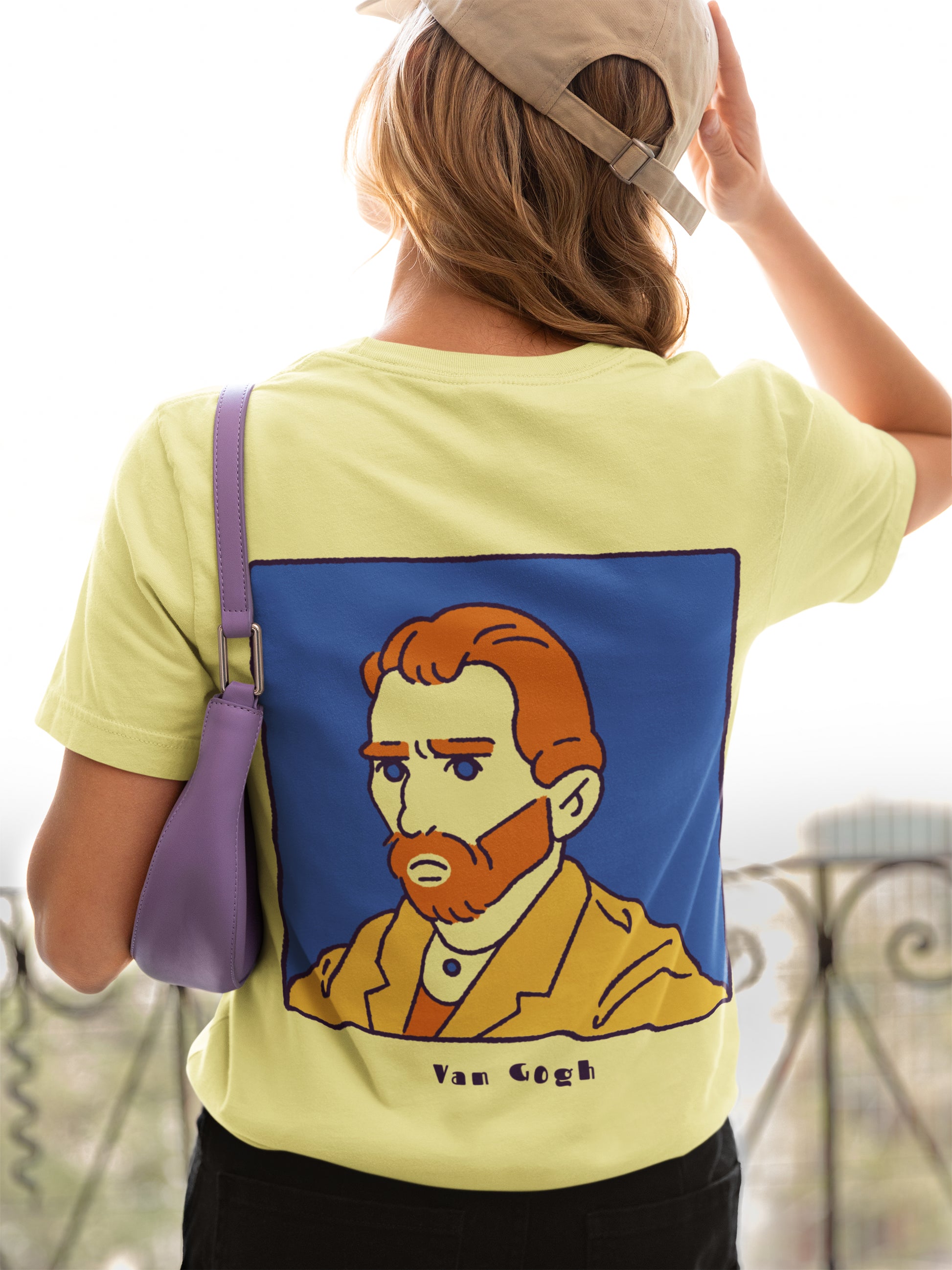 Oversized Hoodie - Vincent Van Gogh Self-Portrait T-shirt