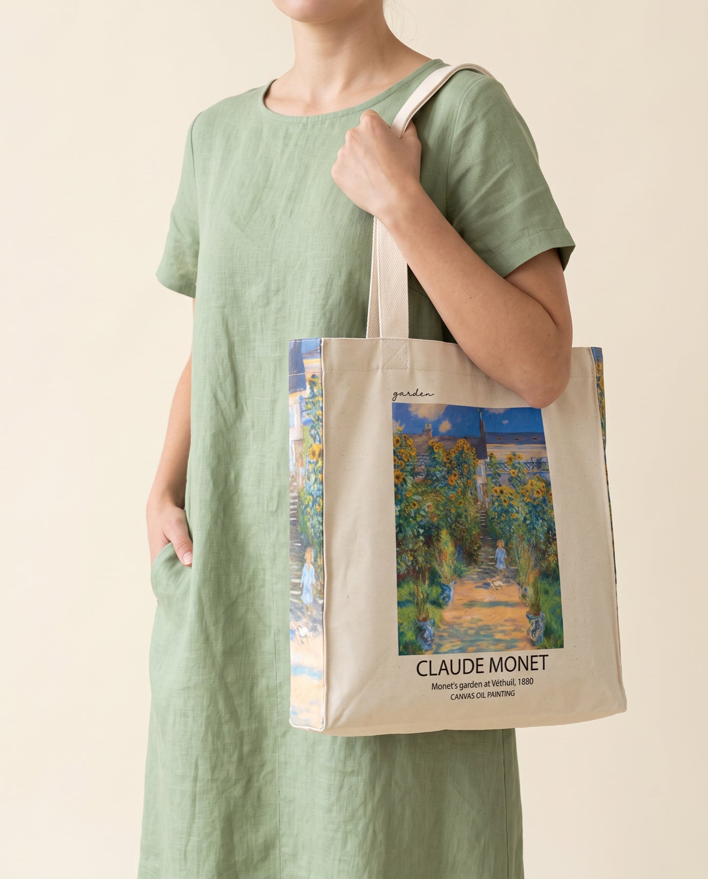 claude-monet-garden-tote-bag-1 On body