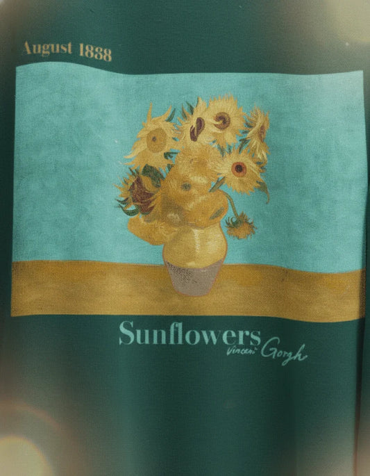 Sunflower 1888 Crewneck - Van Gogh - Image 1