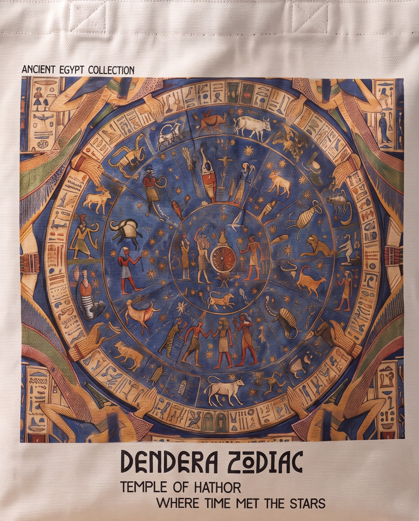 dendera-zodiac-tote-bag Print close-up
