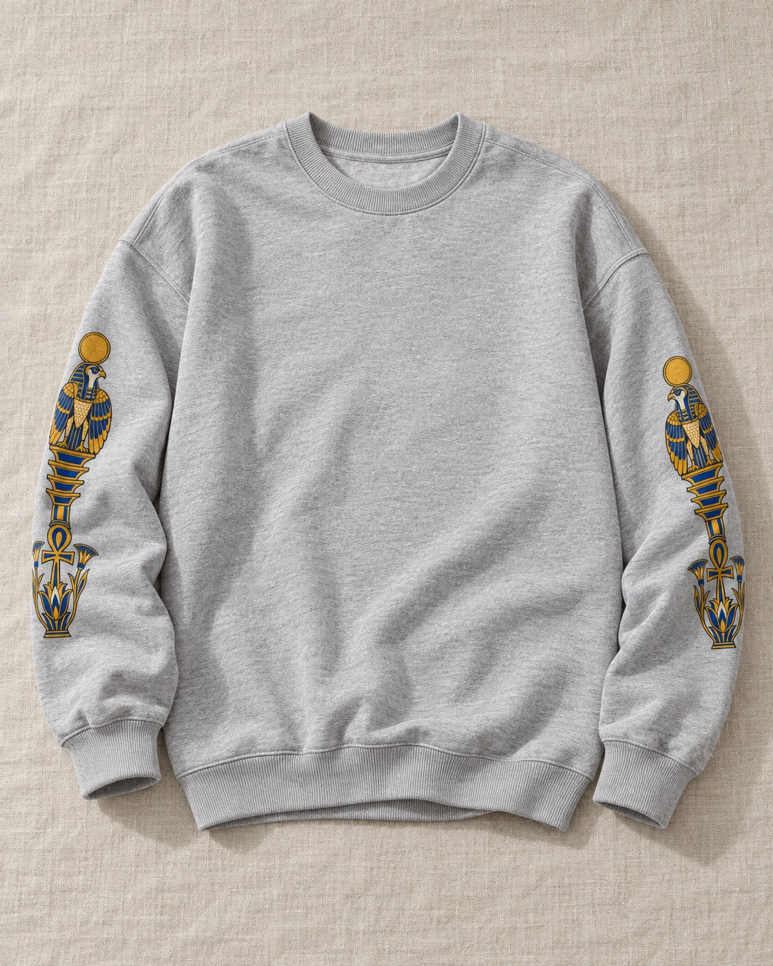 Egyptian Celestial Wheel Sweatshirt - Flat lay · front | My Turtle