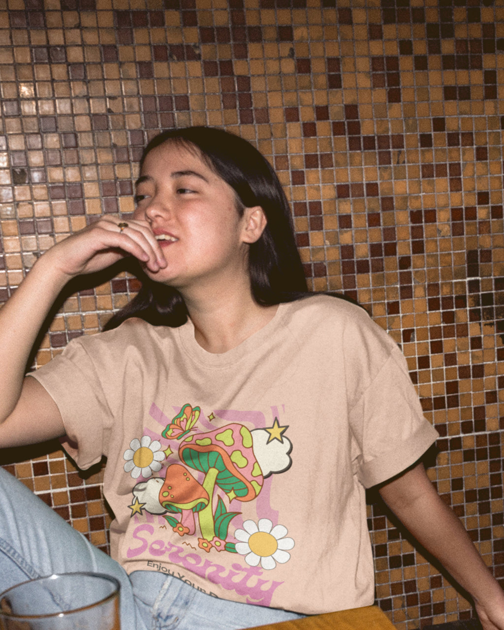 Oversized Hoodie - Serenity T-Shirt