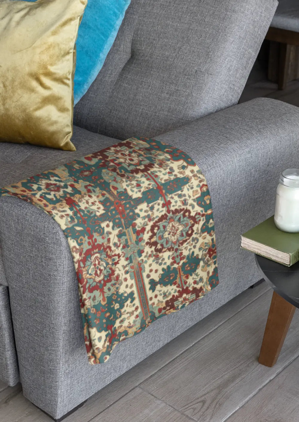 Persian Oasis Throw Blanket