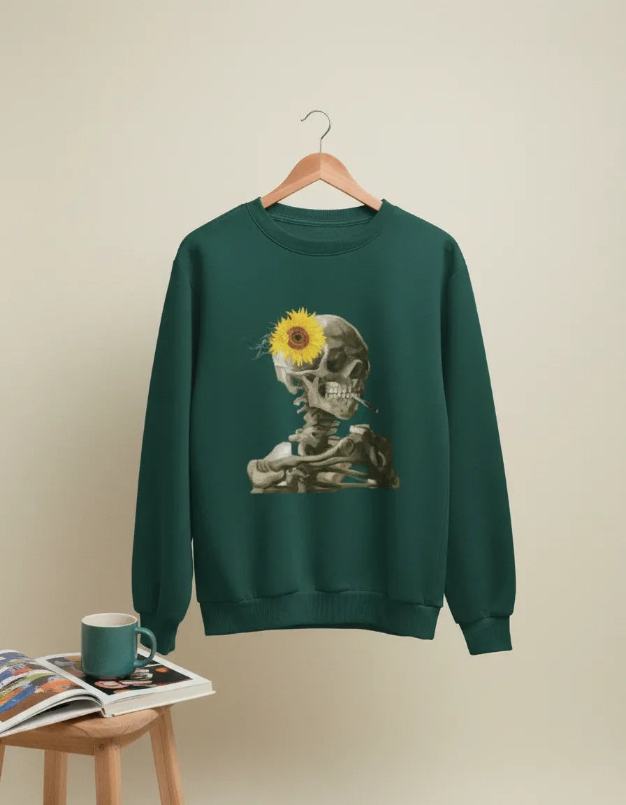 Skeleton 2 Crewneck - Van Gogh - Image 4