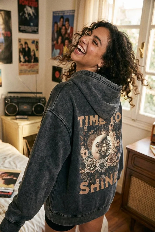 Time to Shine Hoodie Premium Quality