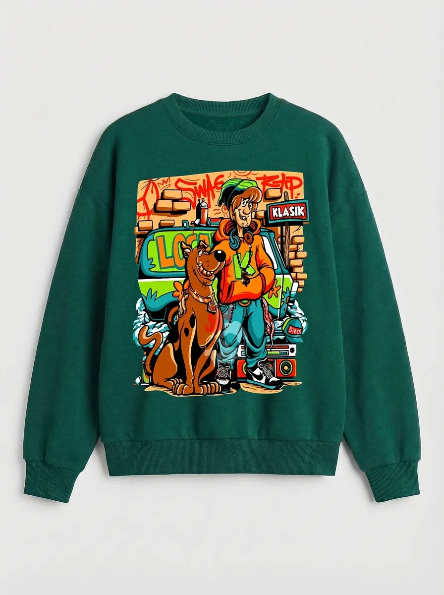 Retro Friends Pack Graphic Sweatshirt