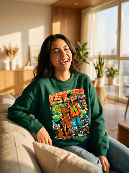Retro Friends Pack Graphic Sweatshirt