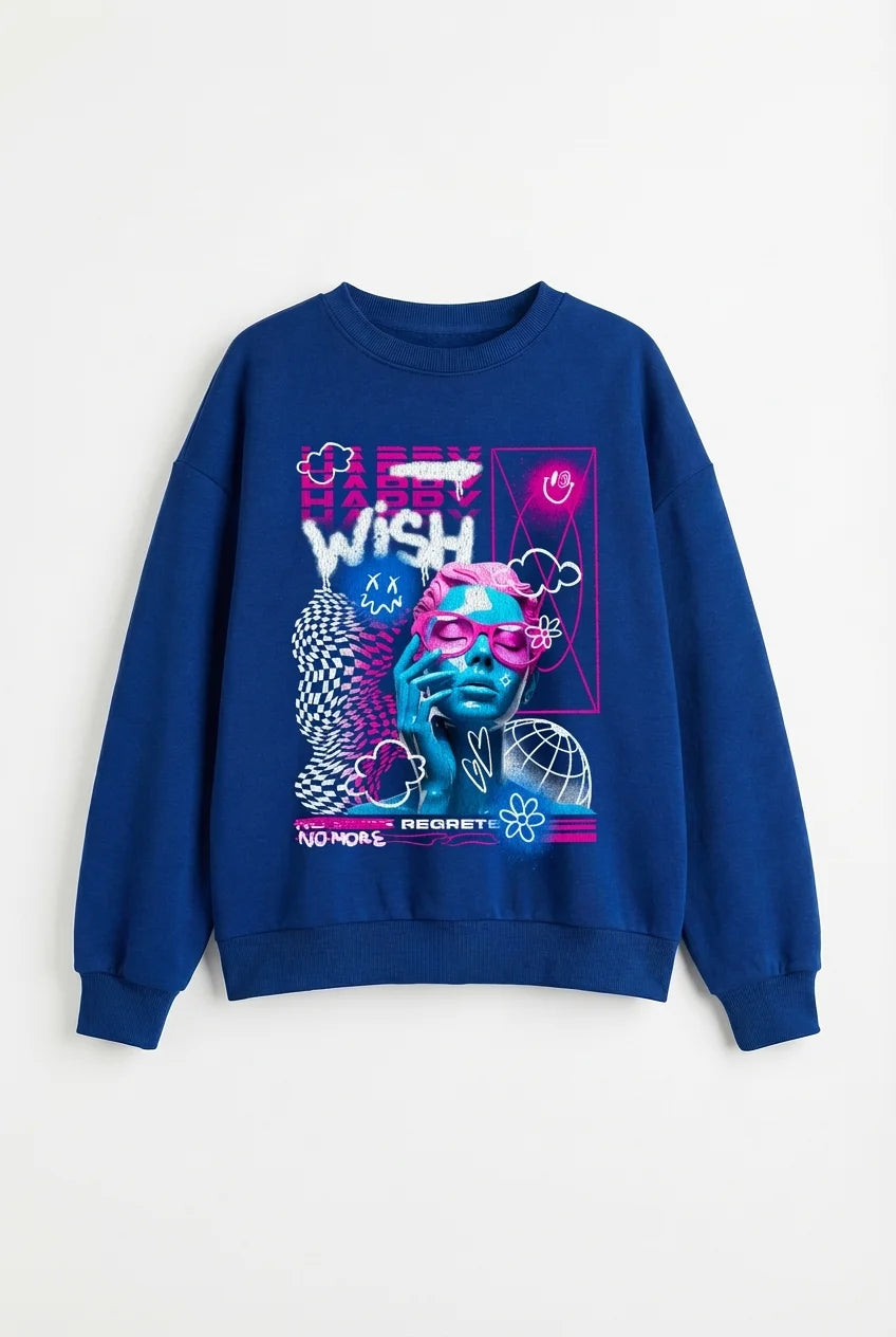 Electric Wish Cyberpunk Crewneck