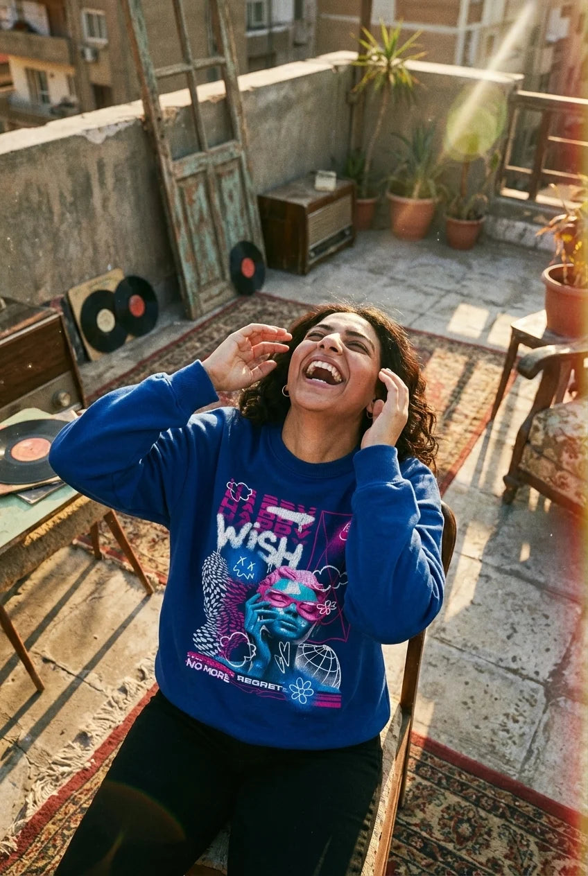 Electric Wish Cyberpunk Crewneck