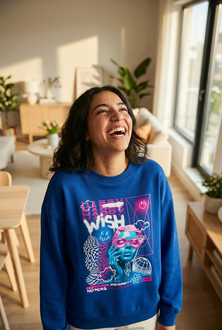 Electric Wish Cyberpunk Crewneck