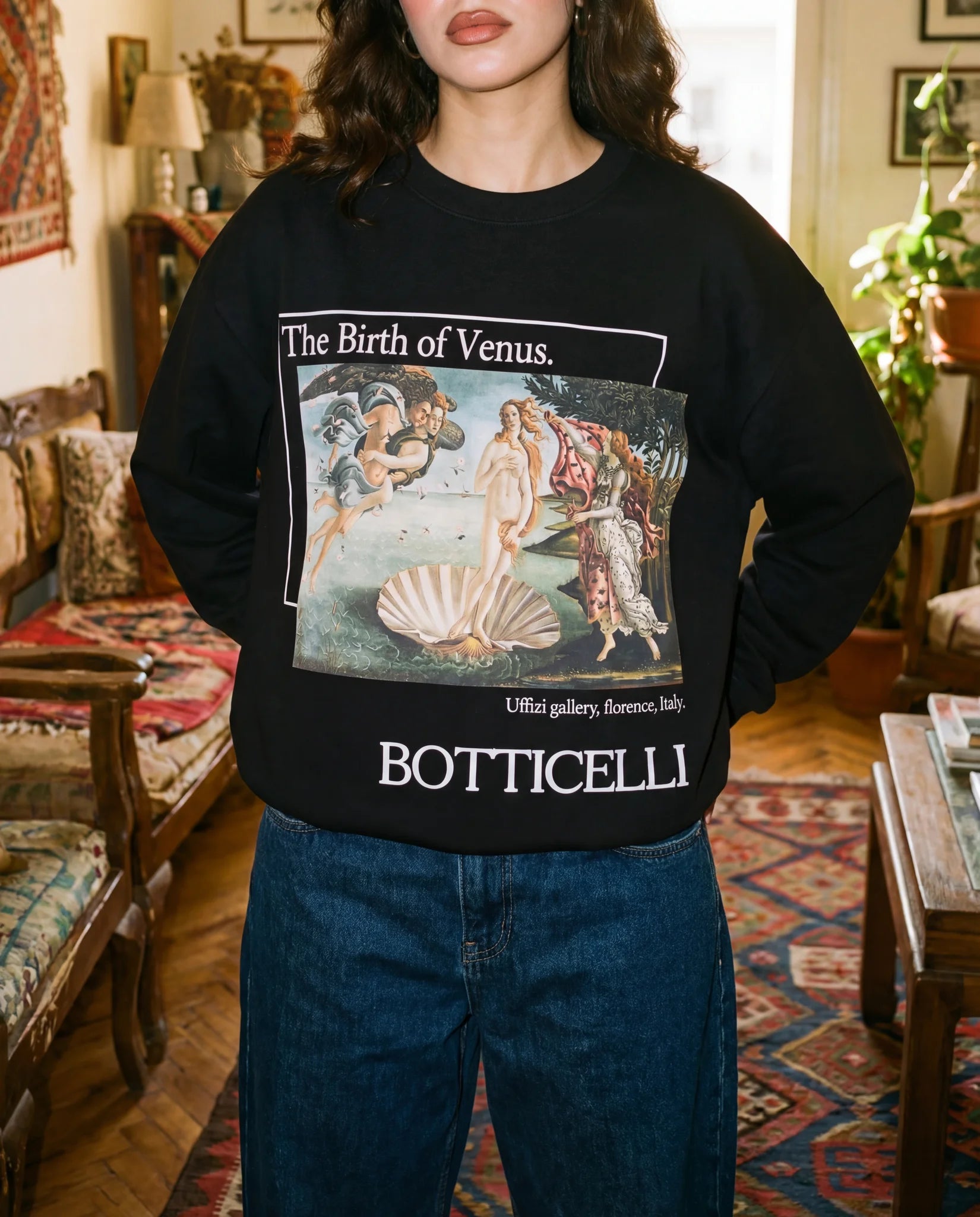 Birth of Venus Crewneck