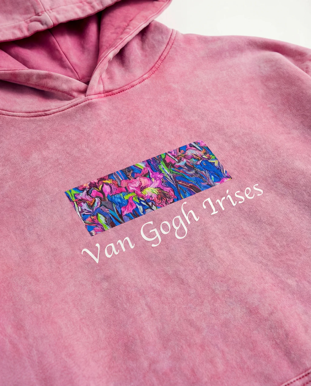 Pink Irises Hoodie