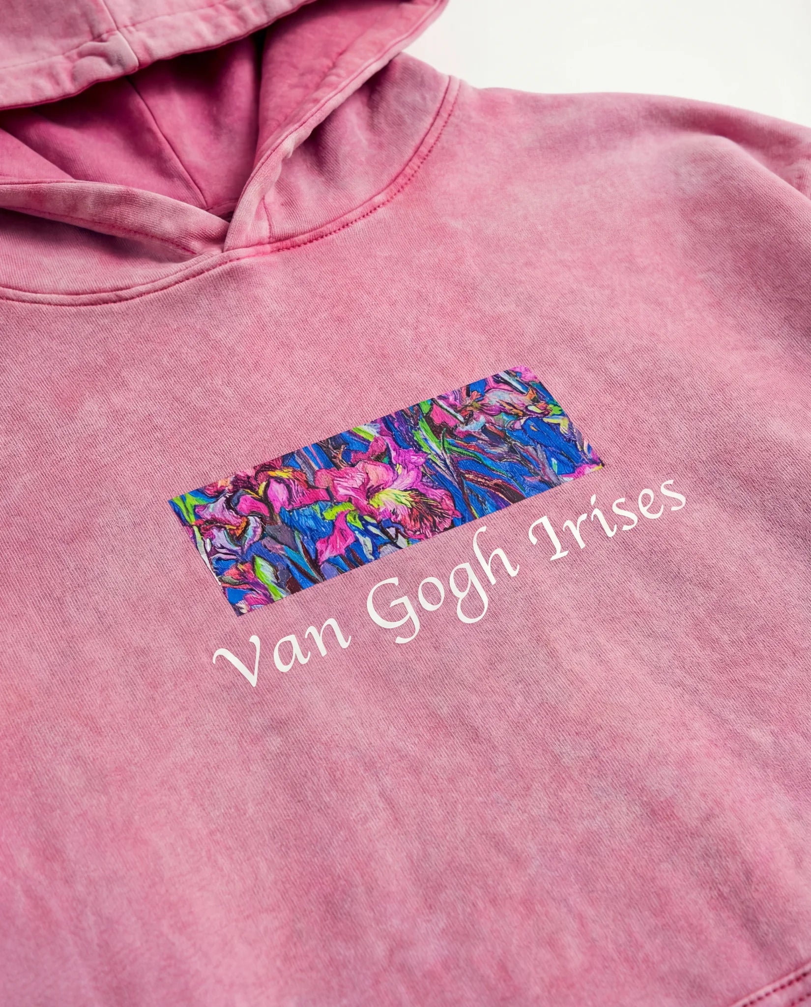 Pink Irises Hoodie