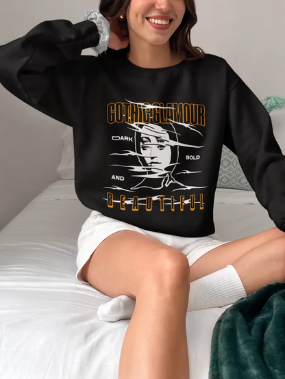 القوطية بريق Crewneck