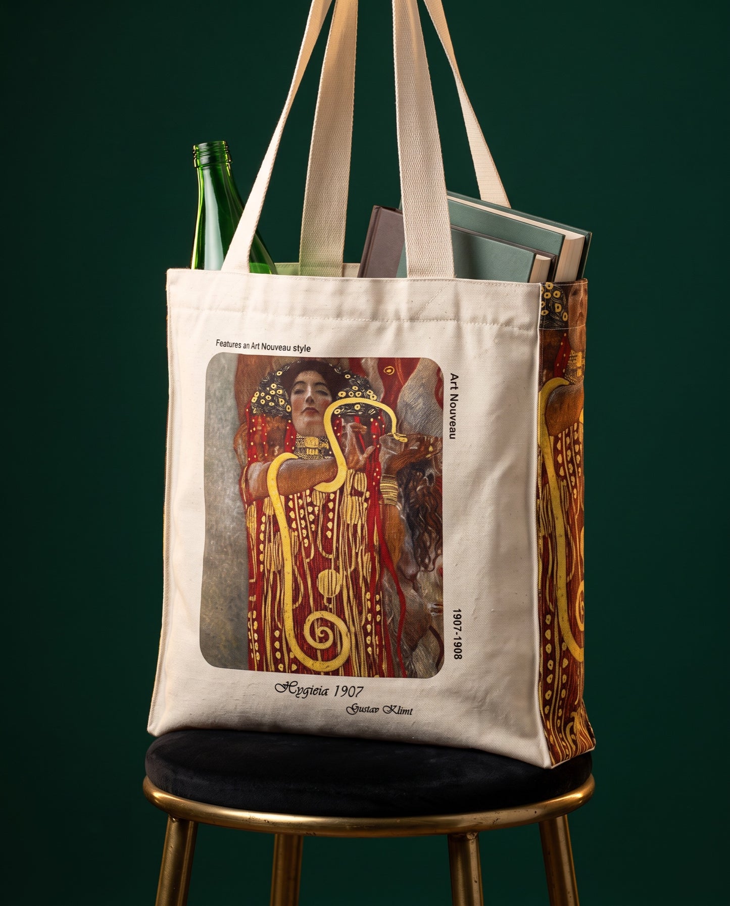 gustav-klimts-hygieia-tote-bag What fits inside