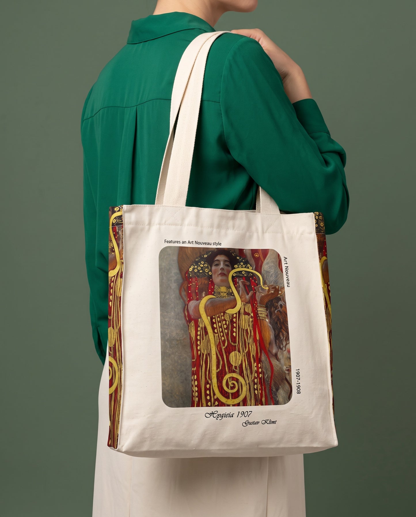 gustav-klimts-hygieia-tote-bag On body