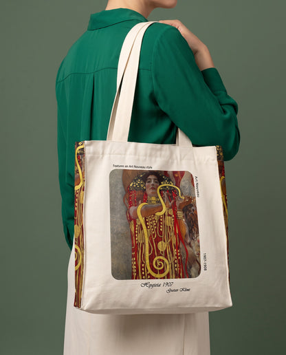 gustav-klimts-hygieia-tote-bag On body