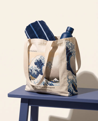 hokusai-the-great-wave-tote-bag What fits inside
