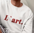بلوزة من القطن المختلط من L'art Crewneck