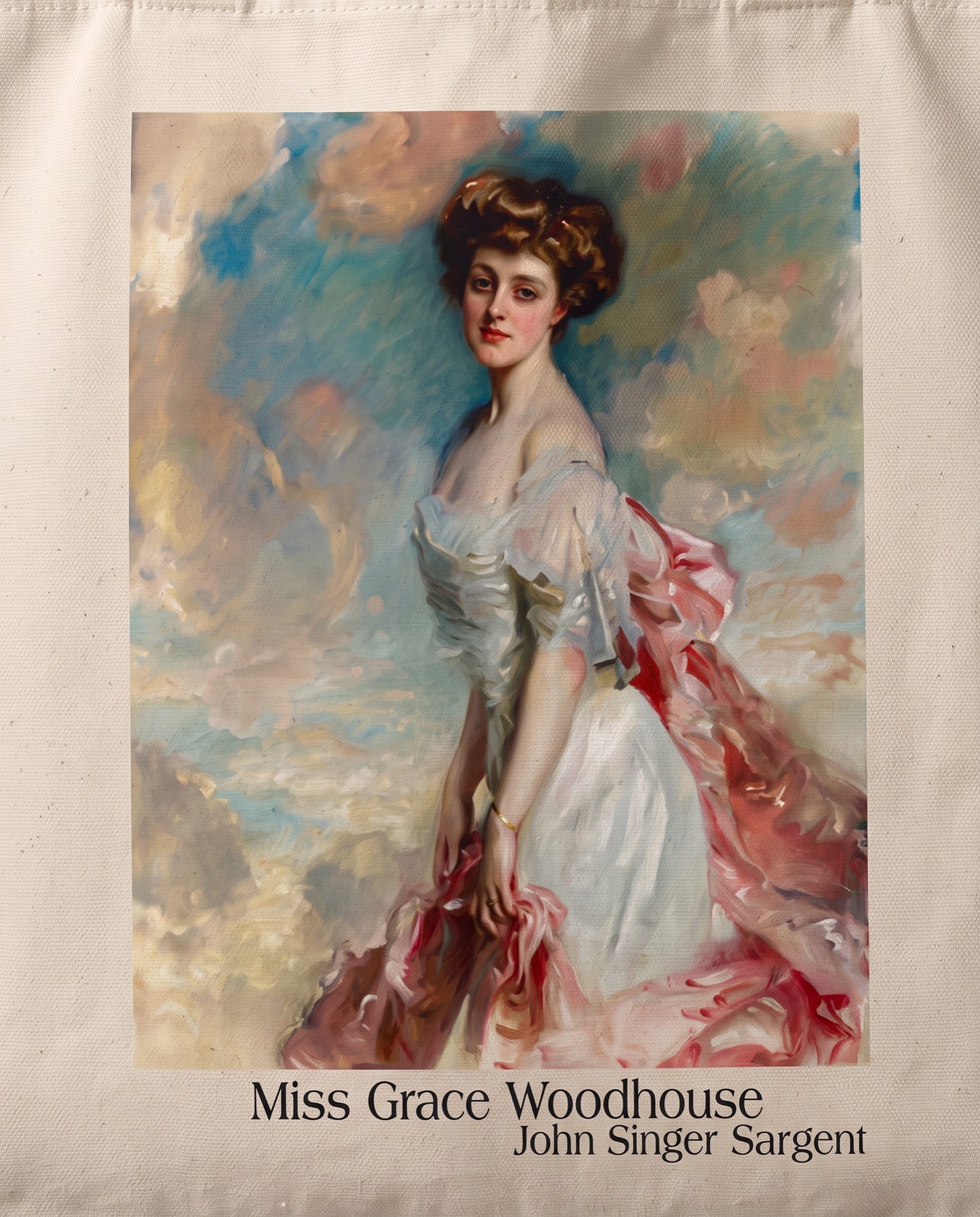 john-singer-sargent-miss-grace-woodhouse-tote-bag Print close-up