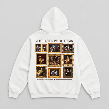Judith Beheading Holofernes Hoodie - Back Print | My Turtle