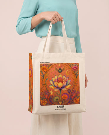 lotus-tote-bag On body