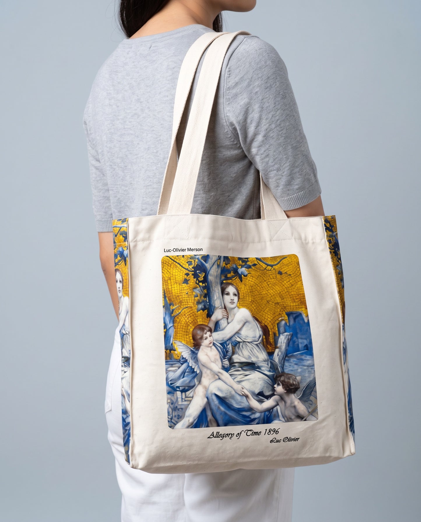 luc-olivier-merson-allegory-of-time-tote-bag On body