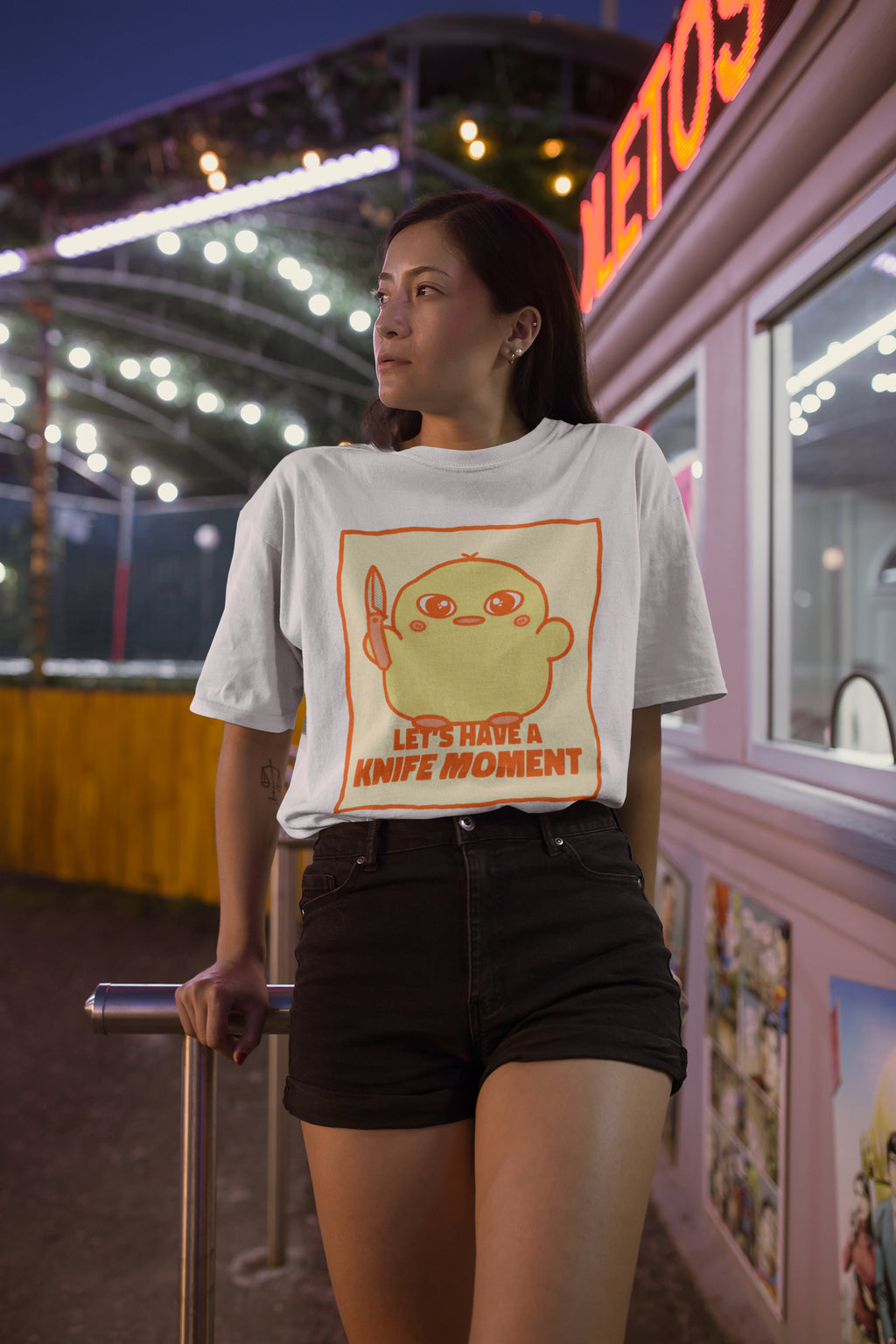 Oversized Hoodie - Quack Slash T-Shirt