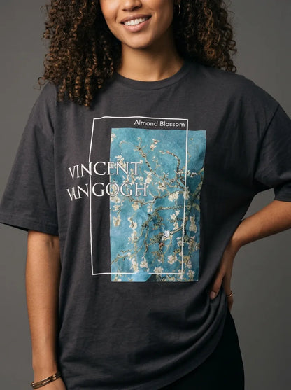 Almond Blossoms T-Shirt - Oversized T-Shirt | My Turtle